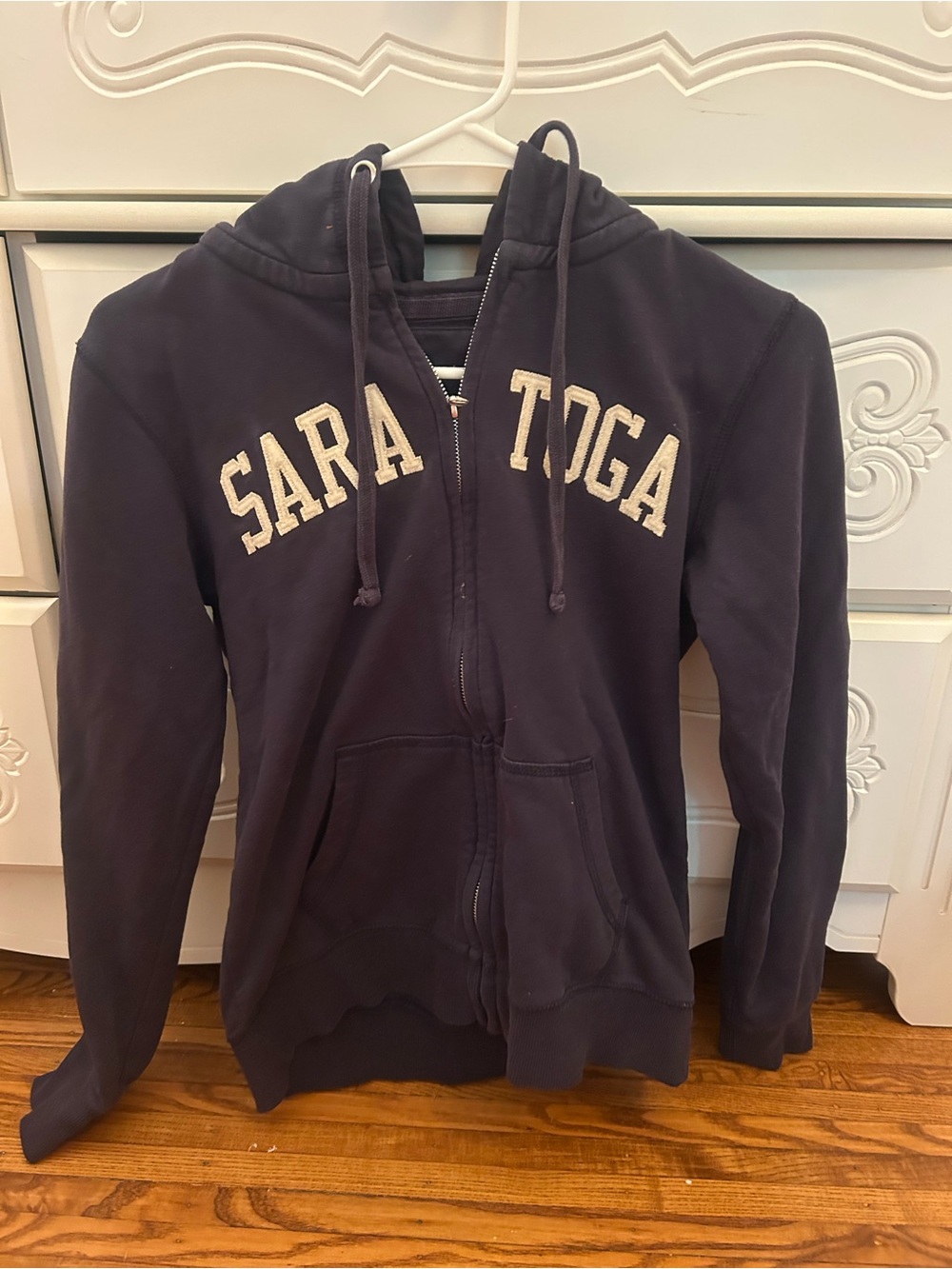 Women’s Saratoga Navy Zip-Up Hoodie
